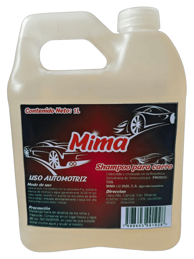 Shampoo para Carro Mima